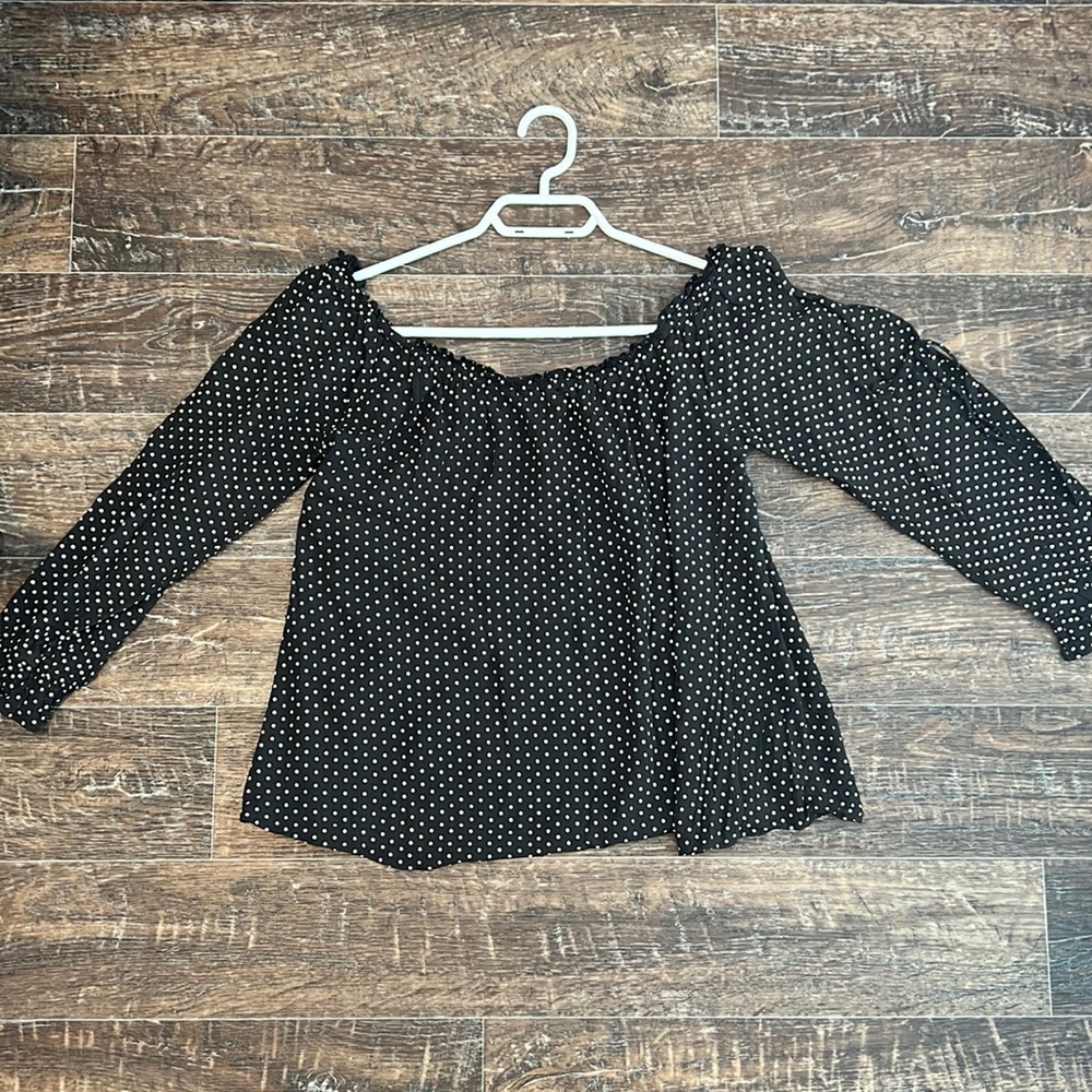 Beautiful off the shoulder blouse